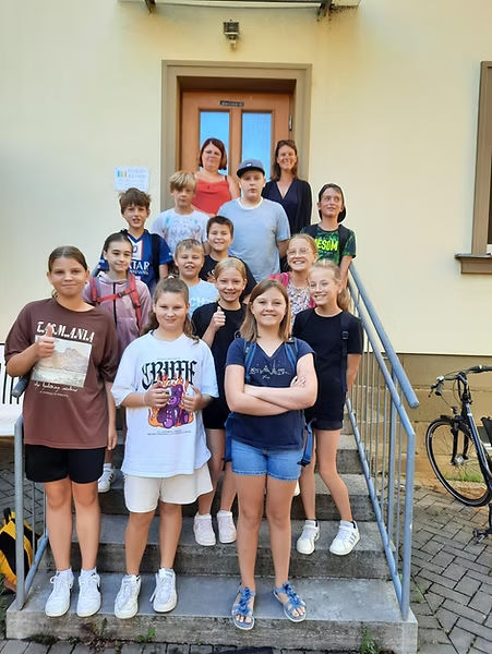 Das Bild zeigt die Klasse 5 der Oerlenbacher Mittelschule.